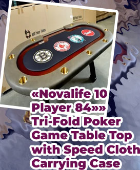 10 person poker table top