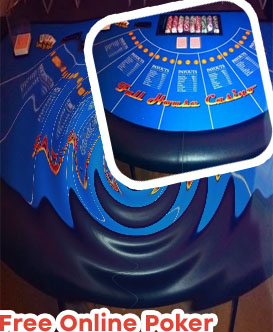 Free let it ride poker table game
