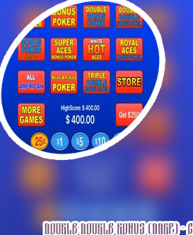 Free online double double bonus video poker