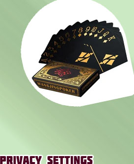 Gold poker set