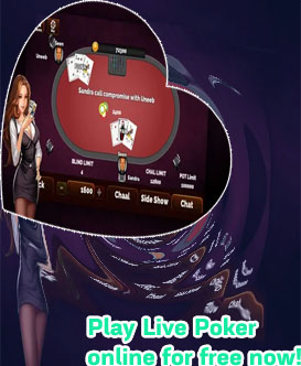 Play live poker